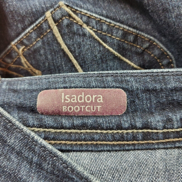 Gloria Vanderbilt Isadora Jeans Womens 10 Bootcut Button Flap Pockets Cowgirl - Picture 6 of 8